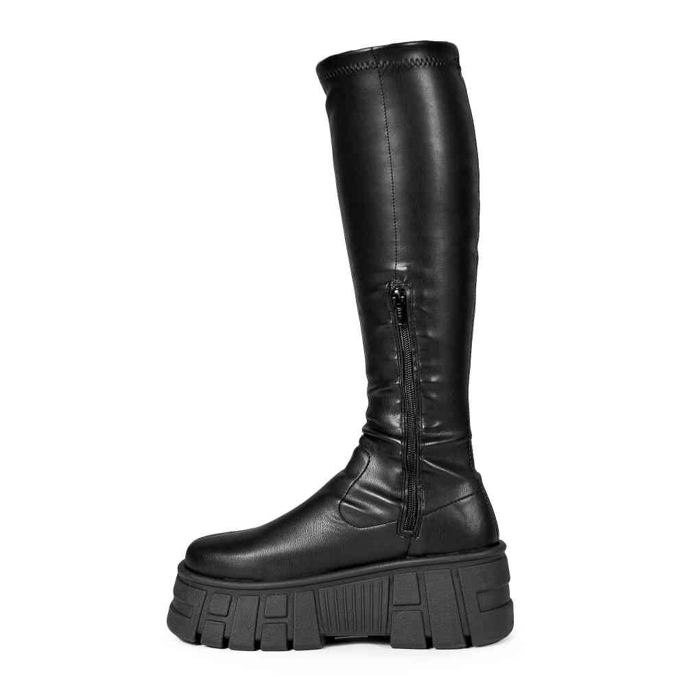 Altercore - Londo Bottes de plate-forme - Noir